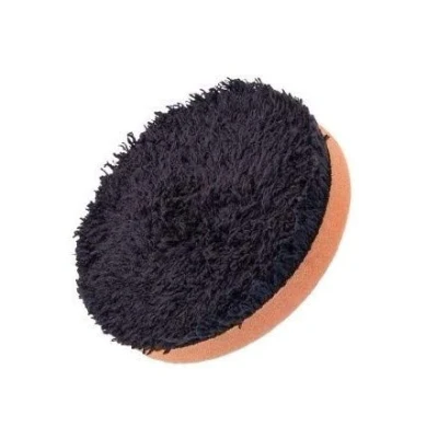 Image of Flexipads DA BLACK Microfibre Cutting Disc Pad MGCB Compound Detailing (75mm)