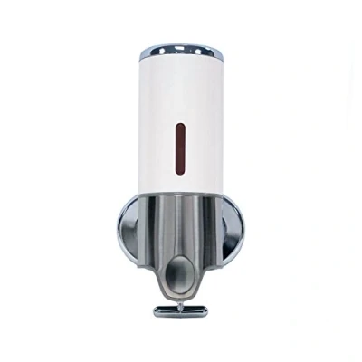 Image of Shower Soap Dispensers Pump Action, Lockable, Wall Mounted, White (Single)