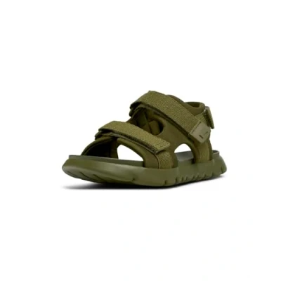 Image of Camper Oruga KIDS Unisex Sandals for kids, Size: 2.5, Medium green Polyester