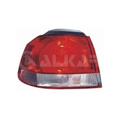 Image of 5K0945095N Rear light ALKAR 2201137 Left Outer section W16W, WY21W without bulb holder VOLKSWAGEN: GOLF 6