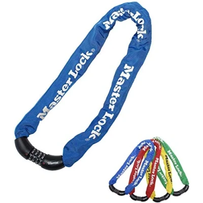Image of MASTER Lock Bike Chain [Combination Lock] [90 cm Chain] [Random Color] 8392EURDPROCOL Ideal for Bike, Electric Mountain Road Folding