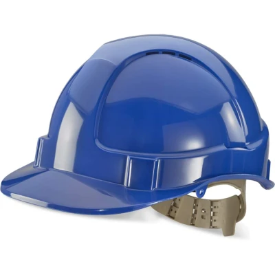 Image of Comfort Vented Safety Helmet Blue