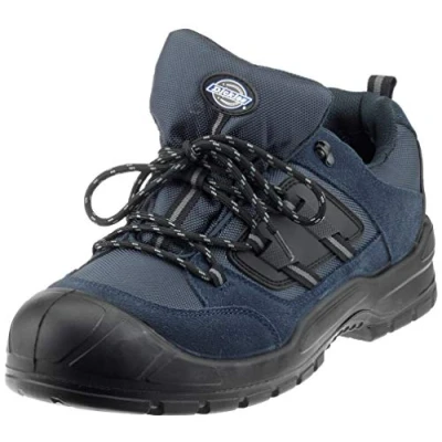 Image of Dickies FA24/7B NVB 5+ Everyday Boot, Suede and Mesh, Size, Navy/Black