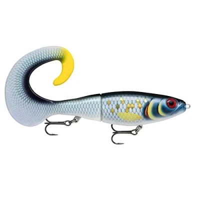 Image of Rapala X Rap Otus Fishing Lure Artificial Bait with ABS Body and Soft PVC Fish Tail Freshwater Spinning Running Depth 0.5 1m 17 cm, 40 g Made in Estonia Live Rainbow