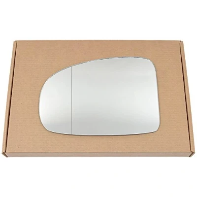 Image of Less4spares Wing Mirror Glass Left Compatible with Toyota Avensis 2009 2015 STICK ON Passenger Near Side Blind Spot