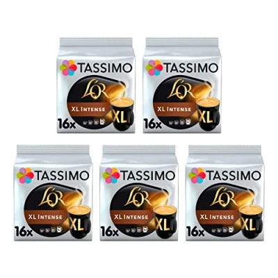 Image of TASSIMO L&#039;OR XL Intense Coffee Pods 5 Pack (80 Drinks)