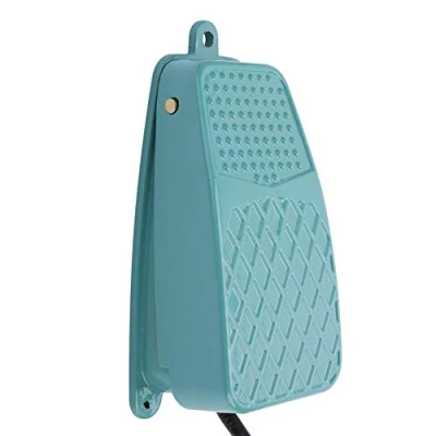 Image of TFS 2 Nonslip Aluminum Alloy Electric Reset Foot Pedal Switch Momentary Controller AC 250V 10A SPDT