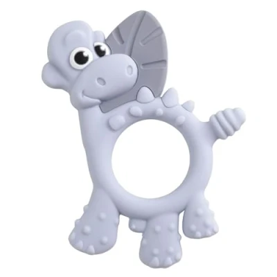 Image of Bibado Sensory Teether Dotty the Dinosaur Blush