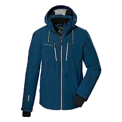 Image of Killtec Men&#039;s Ski Jacket/Functional Jacket with Zip Off Hood and Snow Guard