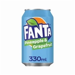 Image of Fanta Pineapple + Grapefruit 330ml Cans (Pack of 24) 0402145