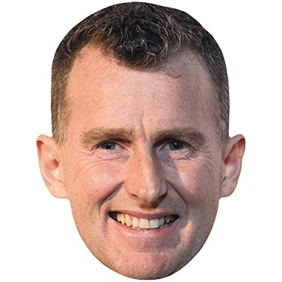 Image of Nigel Owens (Smile) Celebrity Mask, Flat Card Face, Fancy Dress Mask