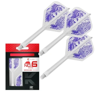 Image of TARGET Japan K Flex Solo Keita Ono No.6 KFlex Dart Flights and Shafts Pack of 3 Player Edition Accessories Shafts, Medium (33mm)