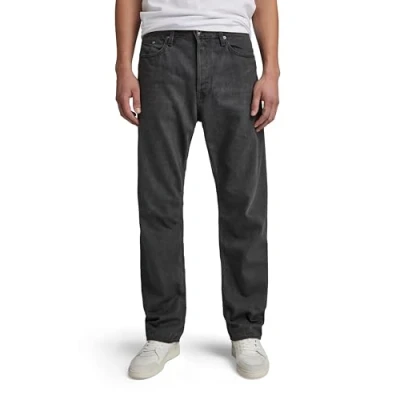 Image of G Star Men&#039;s Dakota Regular Straight Jeans, Grey (faded black ink D23691 D182 D358), 27W / 30L