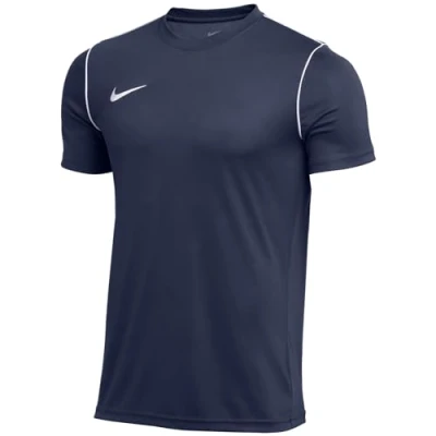 Image of NIKE Mens Dri fit T Shirt, Obsidian/White, S EU