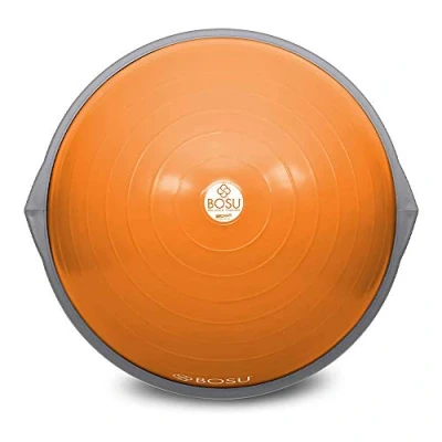 Image of BOSU 72 10850 Home Gym Equipment The Original Balance Trainer 65 cm Diameter, Orange and Gray