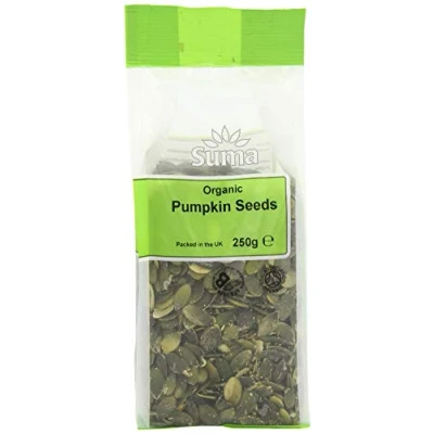 Image of Suma Organic Pumpkin Seeds 250 g (Pack of 6)