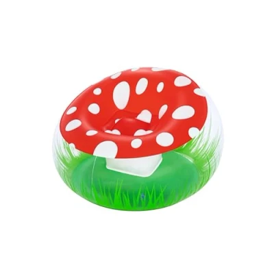 Image of Bestway Mighty Mushroom Kids Inflatable Air Chair, Red
