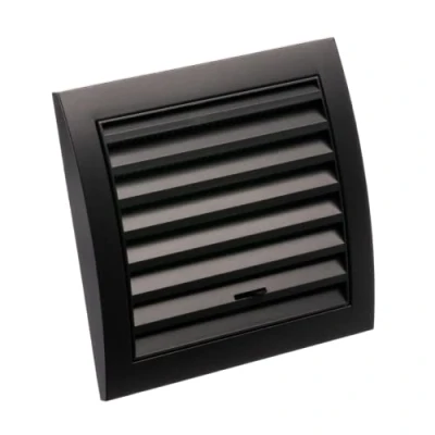 Image of Ø 100mm / 4 inch Air Vent Cover Adjustable Ventilation Grille with Flyscreen ABS Plastic Anthracite
