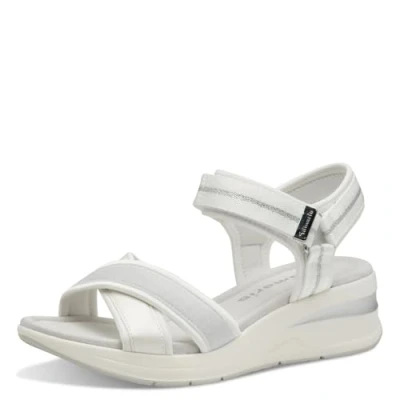 Image of Tamaris Platform sandals, Women&#039;s, Size: 41, White shoes