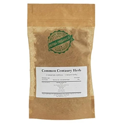 Image of Herba Organica Common Centaury Herb Centaurium Erythraea Herbal Tea (50g)