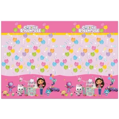 Image of Procos Gabby&#039;s Dollhouse Plastic Party Tablecover