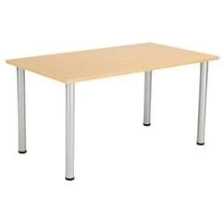 Image of Octet Rectangular Meeting Table Oak Ref OFPMT1480NO