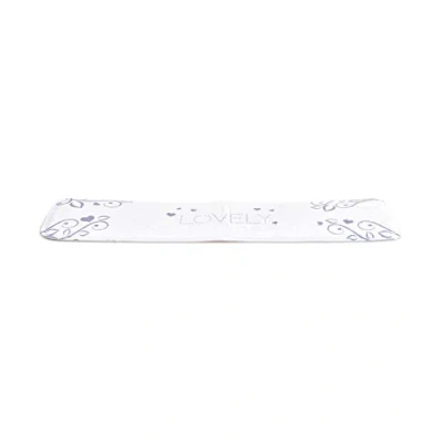 Image of Dehner Premium Lovely Cat Window Mat Siesta Approx. 90 x 25 1 cm Polyester White