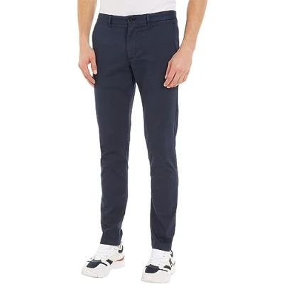 Image of Tommy Hilfiger Men&#039;s Trousers Bleecker Chino, Blue (Desert Sky), 36W / 34L