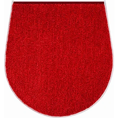 Image of Grund Bath Mat, Ultra Soft and Absorbent, Anti Slip, 5 Years Warranty, ROOM, Toilet Seat Cover 47x50 cm, Ruby