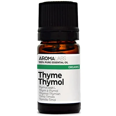 Image of Bio Thyme Thymol Essential Oil 5mL 100% Pure, Natural, Chemotyped and AB Certified AROMA LABS (French Brand)