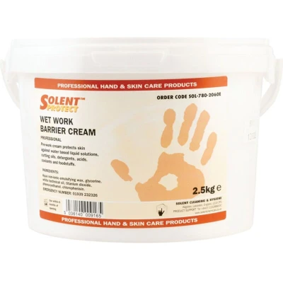 Image of Solent Cleaning Wet Work Barrier Cream, 2.5kg