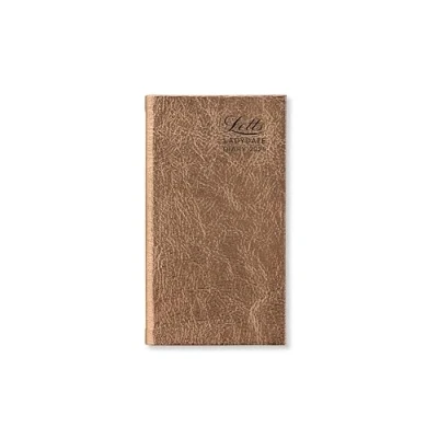 Image of Letts of London Ladydate Slim week to view 2025 diary Rose gold