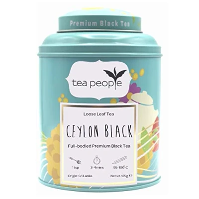 Image of Tea People Ceylon Black, Loose Leaf Black In A Tin Caddy, 100 g