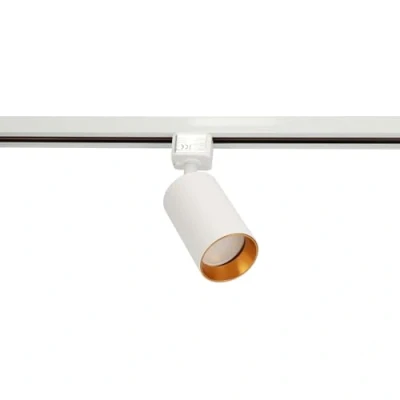 Image of EDO 1 Phase Spotlight NALGA Tc System SEVA Swivel and tilt Track Spotlight, LED spot, Ceiling luminaire, System, Interior Lighting, GU10, White Gold, EDO777509