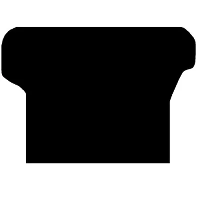Image of Sakura WW1481 Rubber Boot Mat, Black Trim