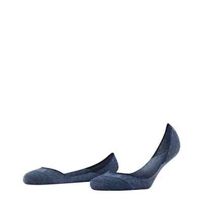 Image of FALKE Women&#039;s Invisible Step Medium Cut W IN Cotton No Show Plain 1 Pair Liner Socks, Blue (Navy Melange 6127) new eco friendly, 5.5 6.5