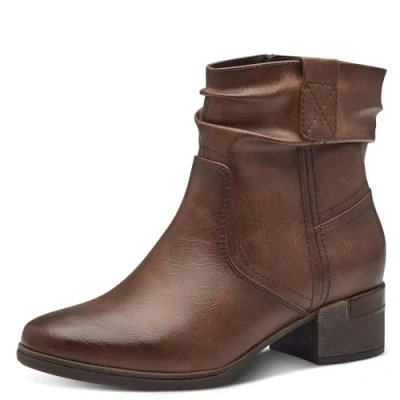 Image of Jana Women&#039; Boot Heel 8 25375 43 Fashion, Cognac, 3.5 UK