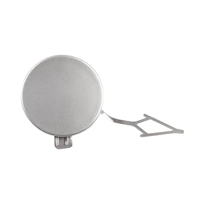 Image of Tow Hook Eye Cover, EVURU Fit For VW Passat B8 2015 2019 3G5807441 Car Accessories, Rear Bumper Cap Towing Cover (Size : Silver Passenger)