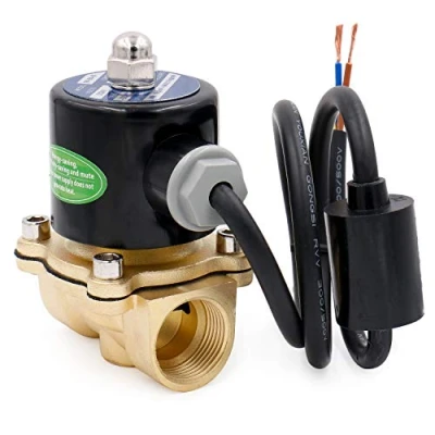 Image of Heschen Brass Electric Solenoid Valve, 2W 200 20J, PT3/4&#039;&#039; Port, AC220V, Direct action Water Air Gas, Normally Closed, Replacement Valve