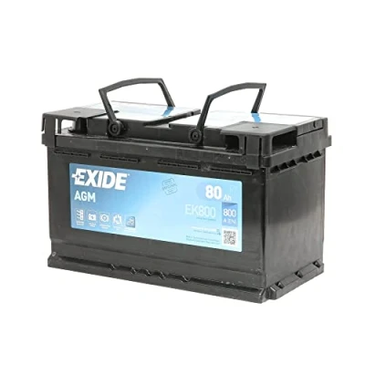 Image of Exide EK800 AGM Car Battery Type 110/115 (3 Year), Large