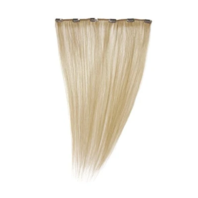 Image of Love Hair Extensions 18 inch Clip In Extension, Human Hair, Colour 24 Sunlight Blonde