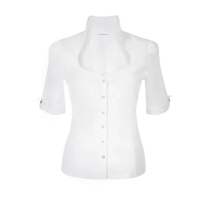 Image of Stockerpoint Women&#039;s Bluse Priscilla Trachtenblusen, White (Weiss Weiss), 16 (Size:42)