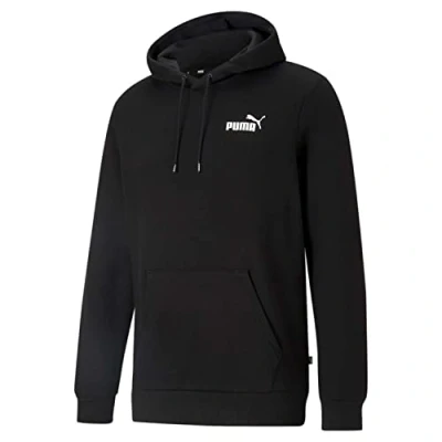 Image of Puma ESS Small LOGO FL Sweatshirt, Men&#039;s, Size: Large, black