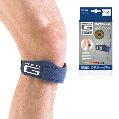 Image of Neo G Patella Tendon Knee Strap Support Band for Running, Sports, Pain Relief Runners Brace, Jumpers Strap, Tendonitis, Patellar Tracking, Osgood Schlatter