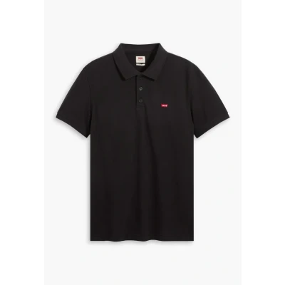 Image of Levi&#039;s Men&#039;s Housemark Polo T Shirt, Mineral Black, XS