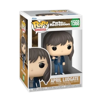 Image of Funko Pop! TV: P&amp;R 15th April Ludgate Parks and Recreation Collectable Vinyl Figure Gift Idea Official Merchandise Toys for Kids &amp; Adults TV Fans Model Collectors