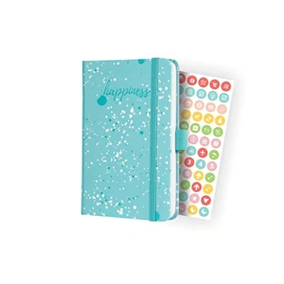 Image of SIGEL J4302 Jolie Weekly planner 2024, Blue Happiness, 9,5 x 15 cm, hardcover, 174 pages, light