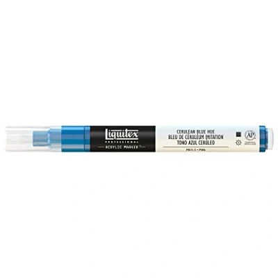 Image of Liquitex 2 4 mm Fine Nib Paint Marker Cerulean Blue Hue