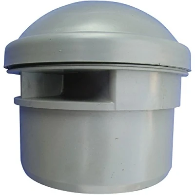 Image of Aquer RB 110 Diaphragm Valve Pipe Aerator Ventilation Valve, 100% Airtight, Temperature Resistant, Made in EU, DN 110, Vertical Installation
