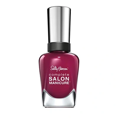 Image of Sally Hansen Complete Salon Manicure Nail Polish, Purple Shades, 14.7 ml, Scarlet Fever